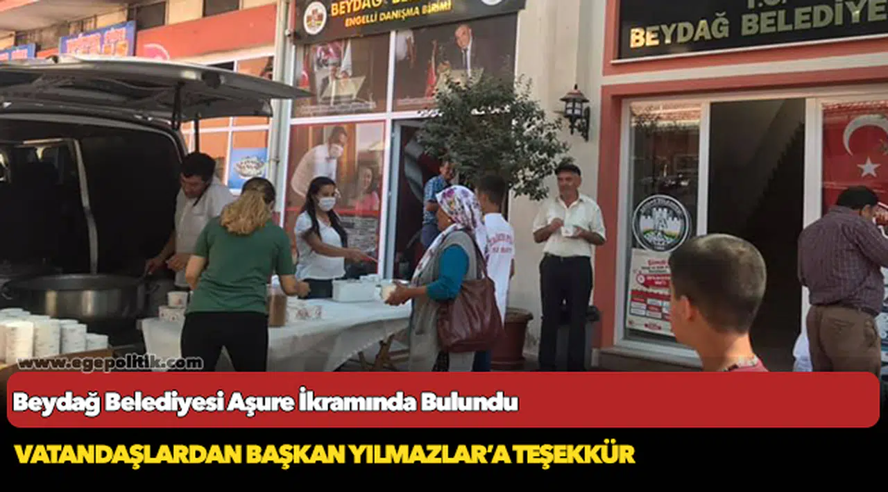 Beydağ Belediyesi Aşure İkramında Bulundu