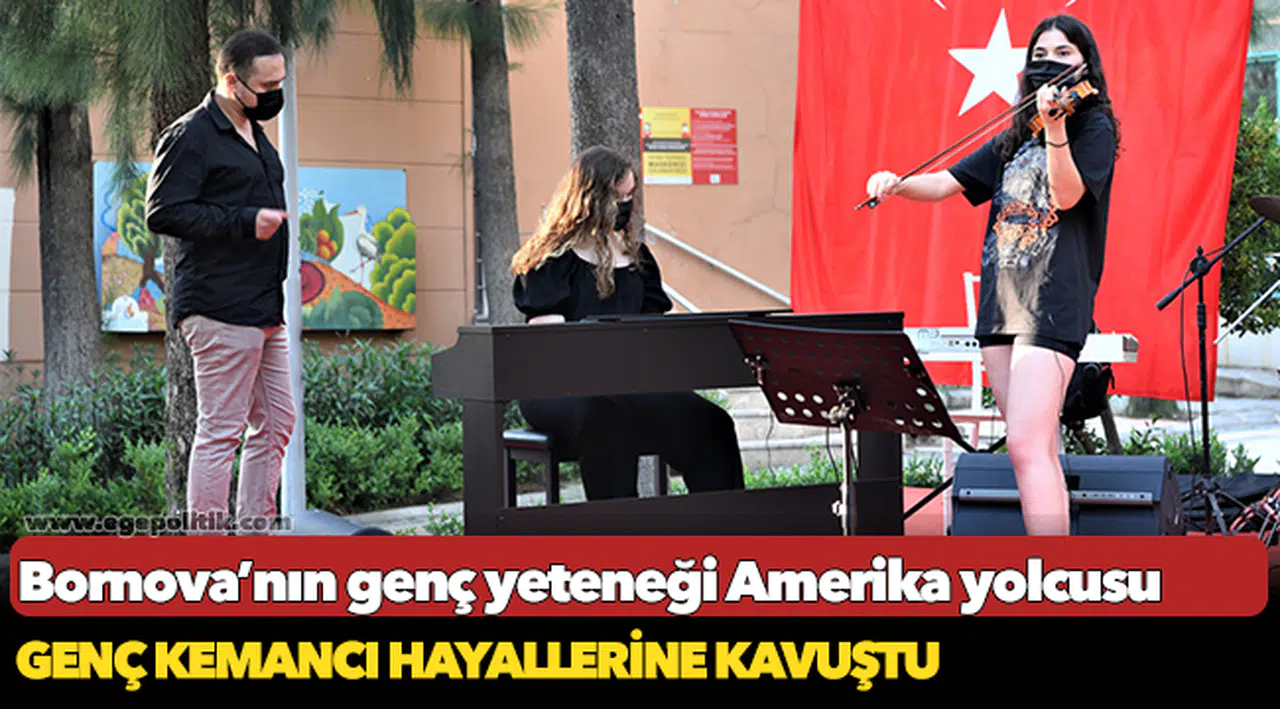 Bornova’nın genç yeteneği Amerika yolcusu