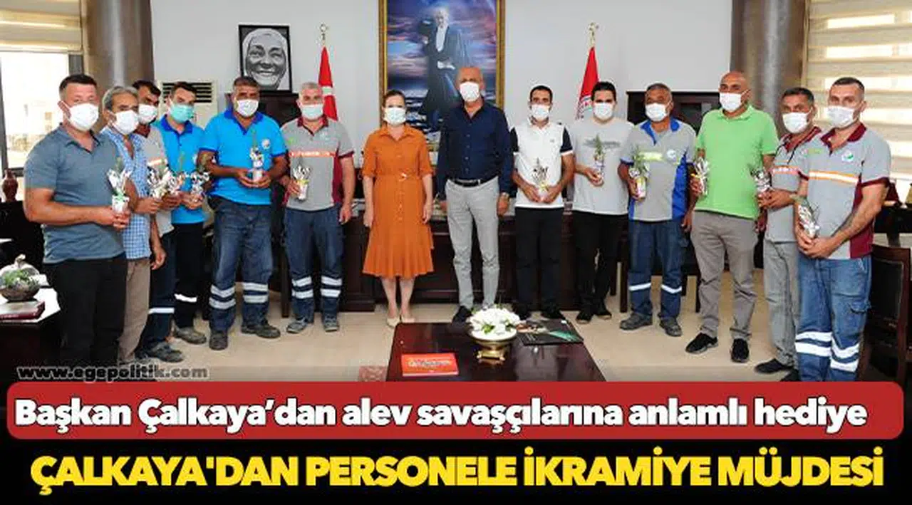 Çalkaya'dan personele ikramiye müjdesi 