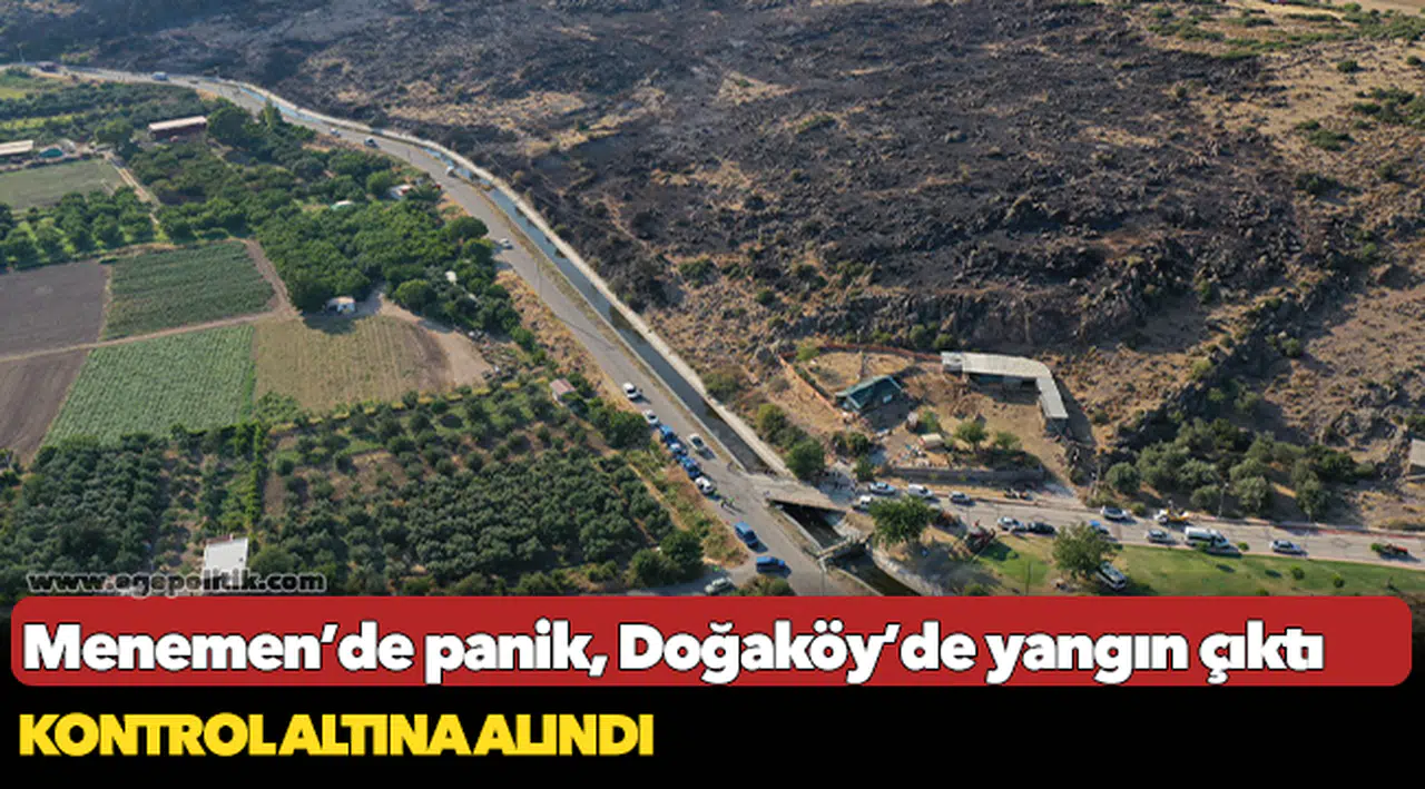 Doğaköy’de yangın çıktı