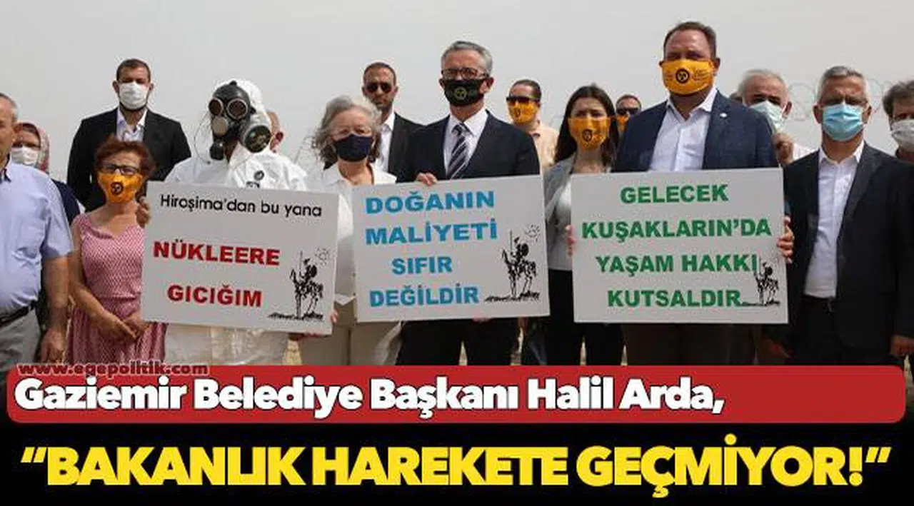 Gaziemir Belediye Başkanı Halil Arda, “Bakanlık harekete geçmiyor!”