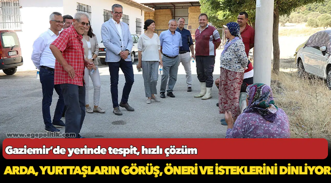 Gaziemir’de yerinde tespit, hızlı çözüm