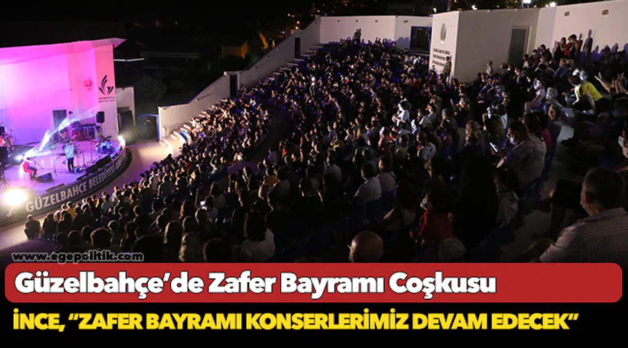 Güzelbahçe’de  Zafer Bayramı Coşkusu