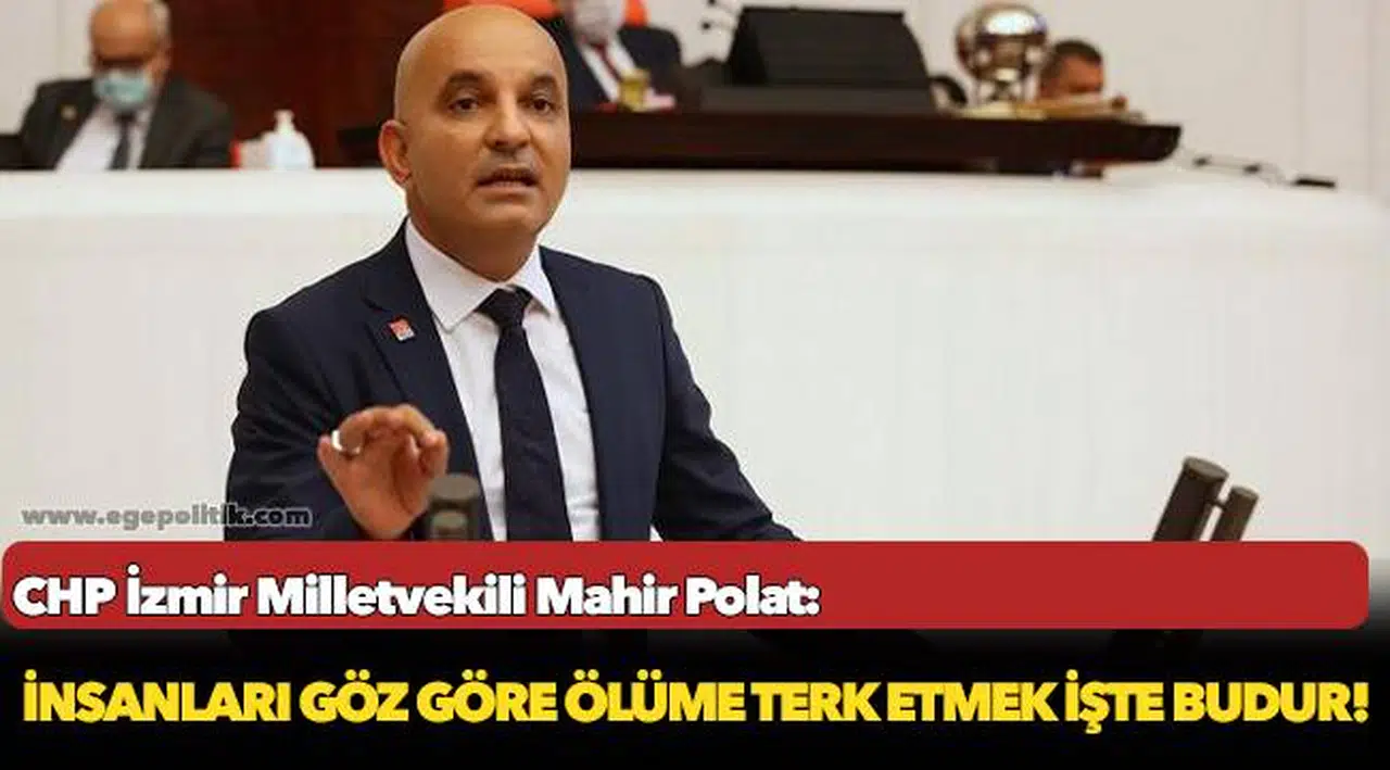 İNSANLARI GÖZ GÖRE ÖLÜME TERK ETMEK İŞTE BUDUR!