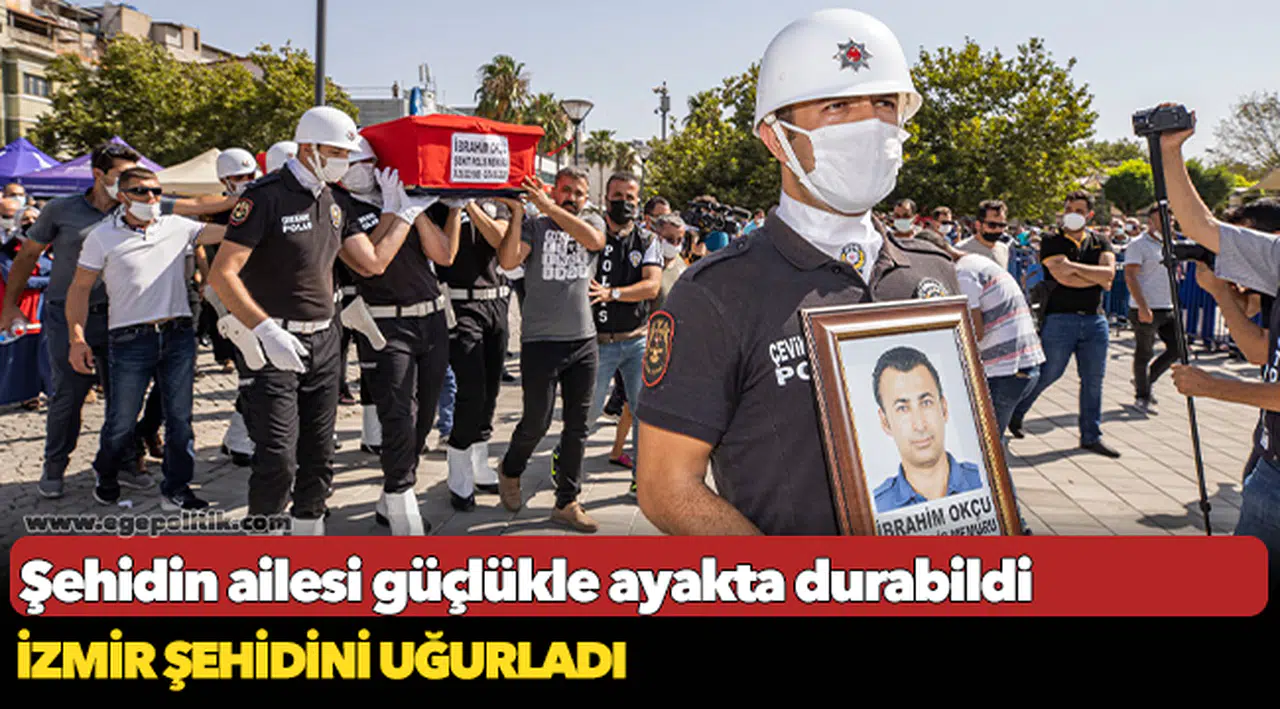İzmir şehidini uğurladı