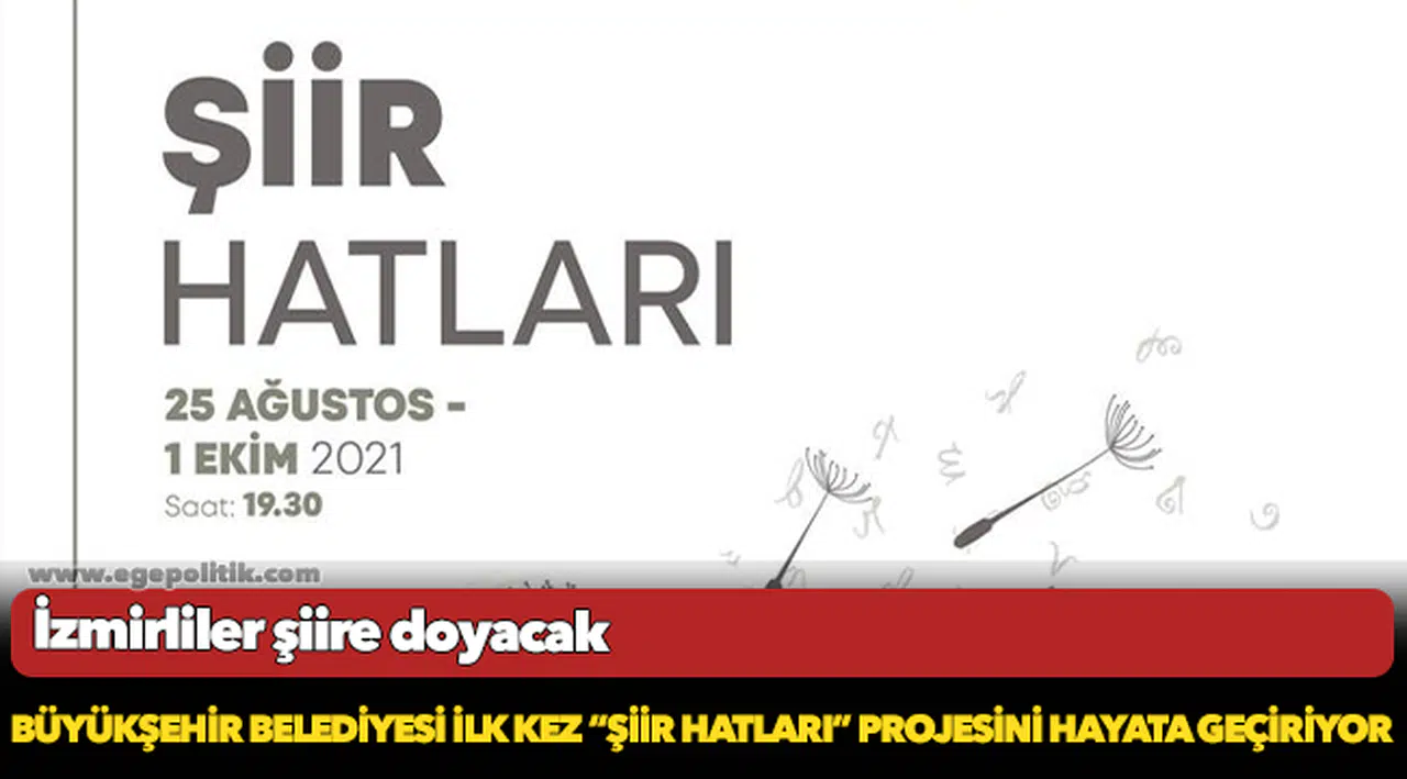 İzmirliler şiire doyacak