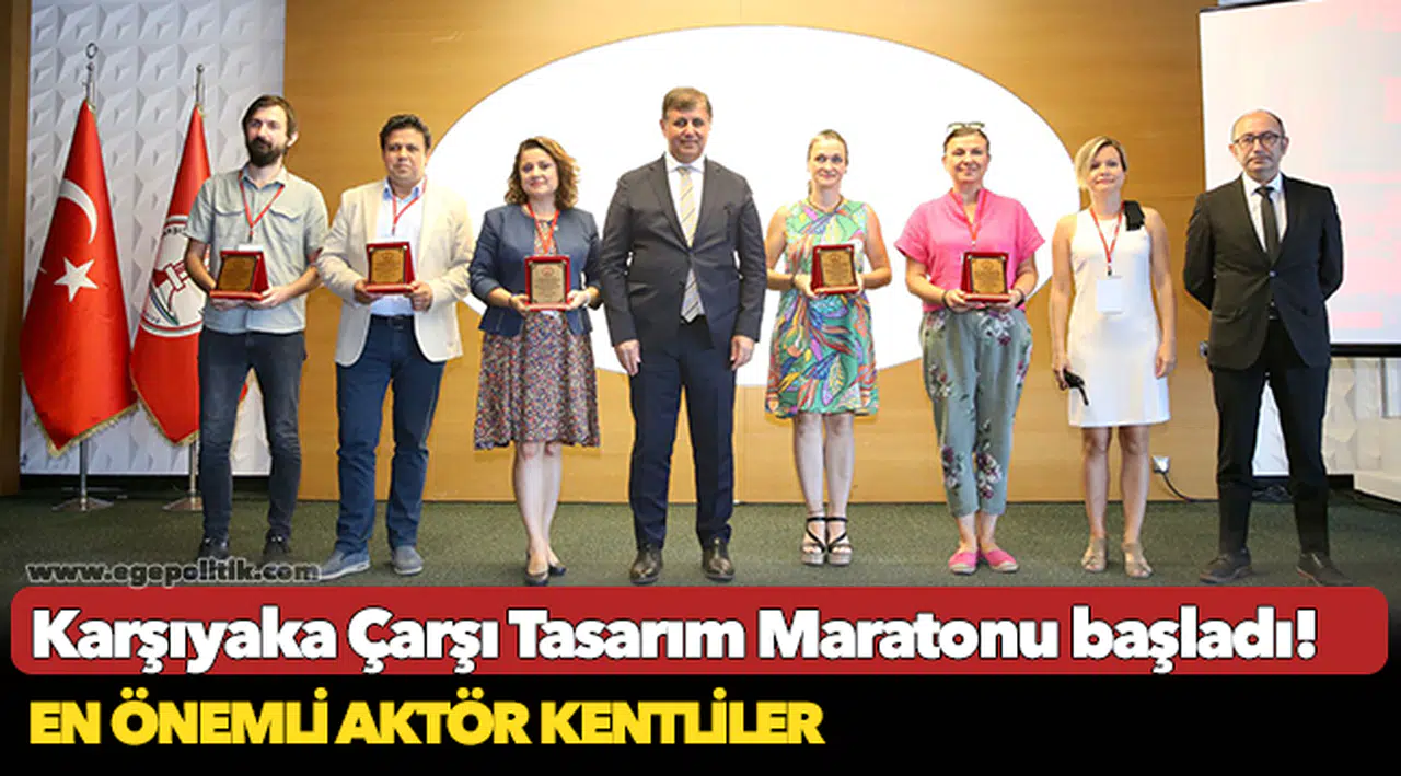 Karşıyaka Çarşı Tasarım Maratonu başladı!