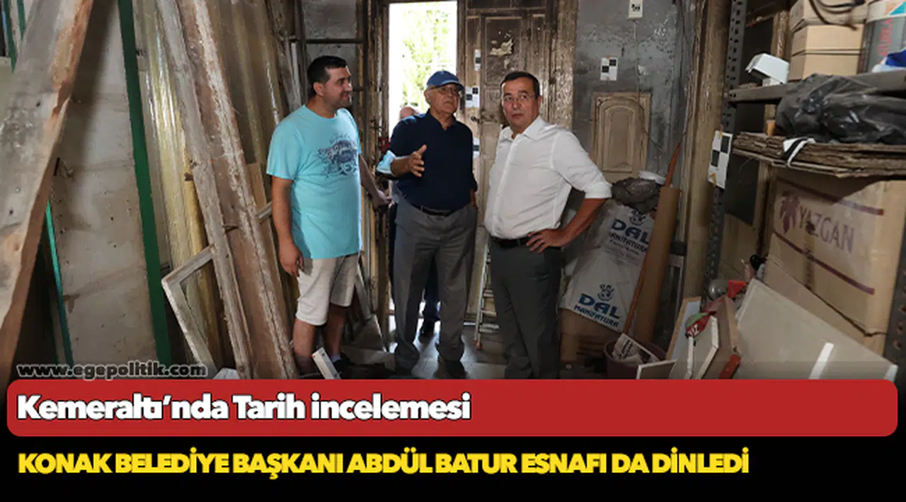 Kemeraltı’nda  Tarih incelemesi