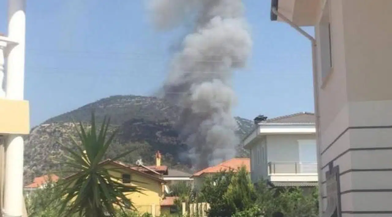 Muğla Dalaman'da orman yangını
