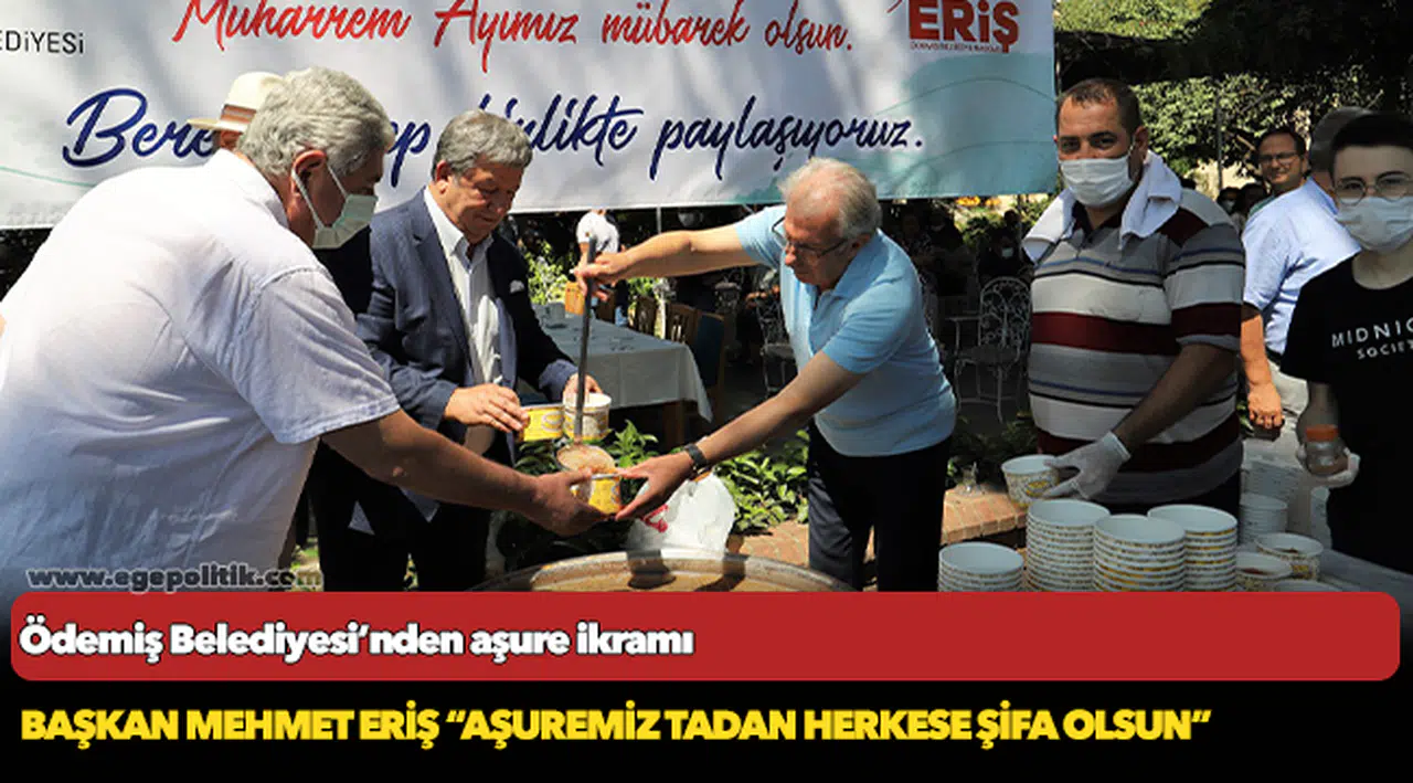 Ödemiş Belediyesi’nden aşure ikramı