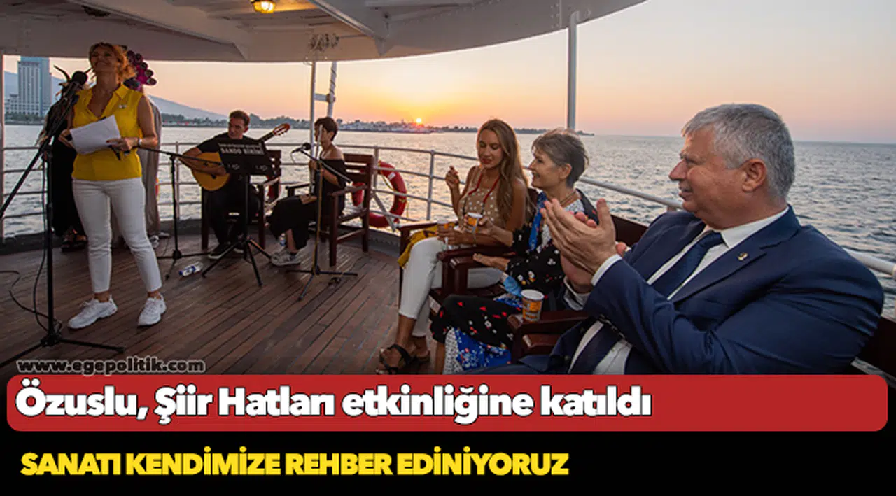Özuslu, "Sanatı kendimize rehber ediniyoruz"