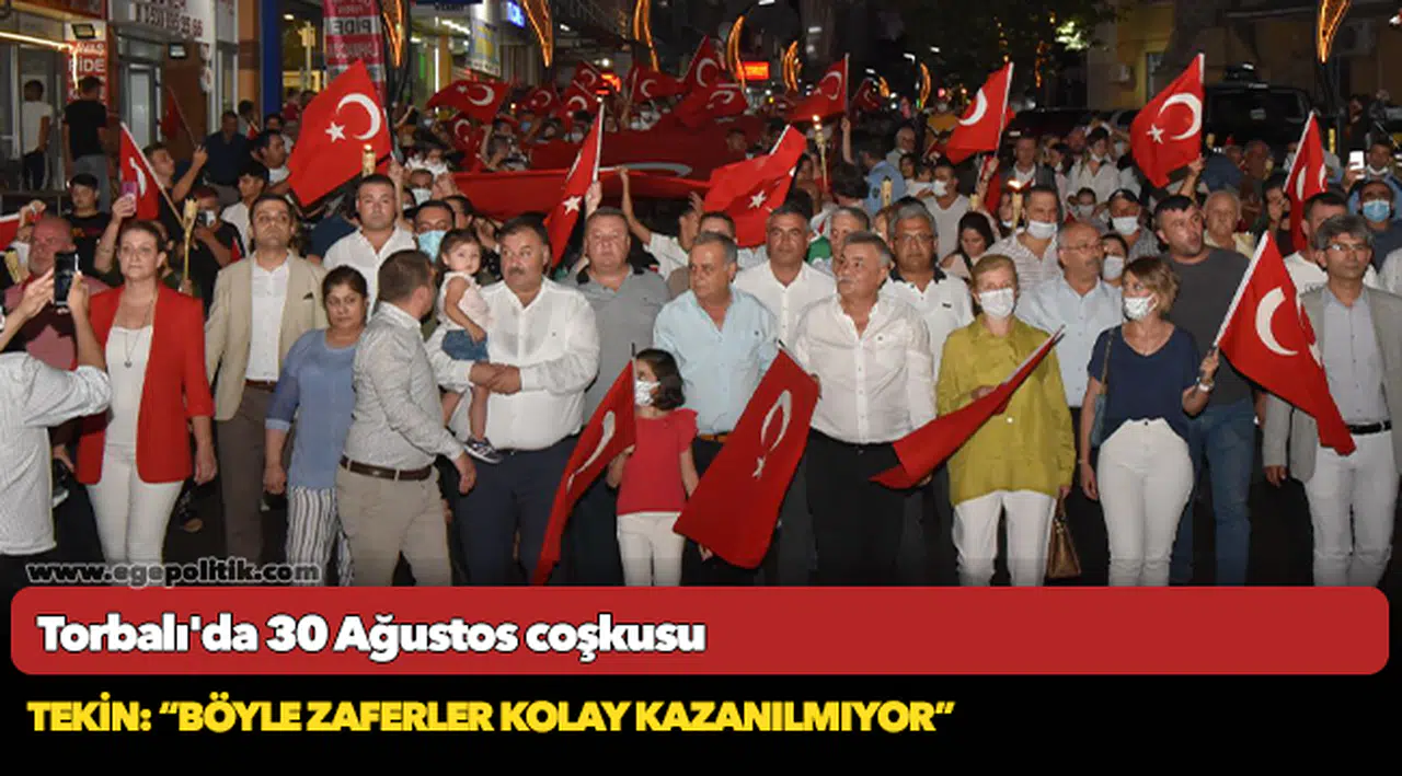 Torbalı’da Zafer Bayramı coşkusu