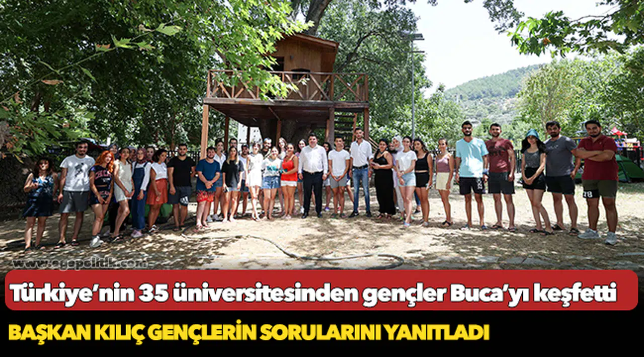 Türkiye’nin 35 üniversitesinden gençler Buca’yı keşfetti