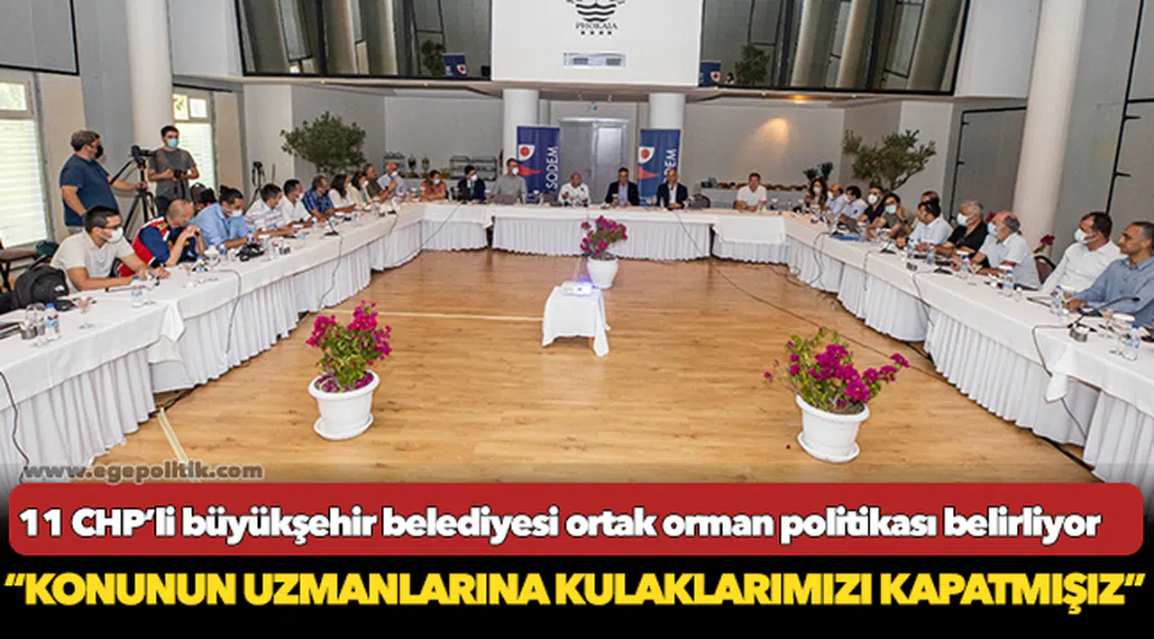 11 CHP’li büyükşehir belediyesi ortak orman politikası belirliyor