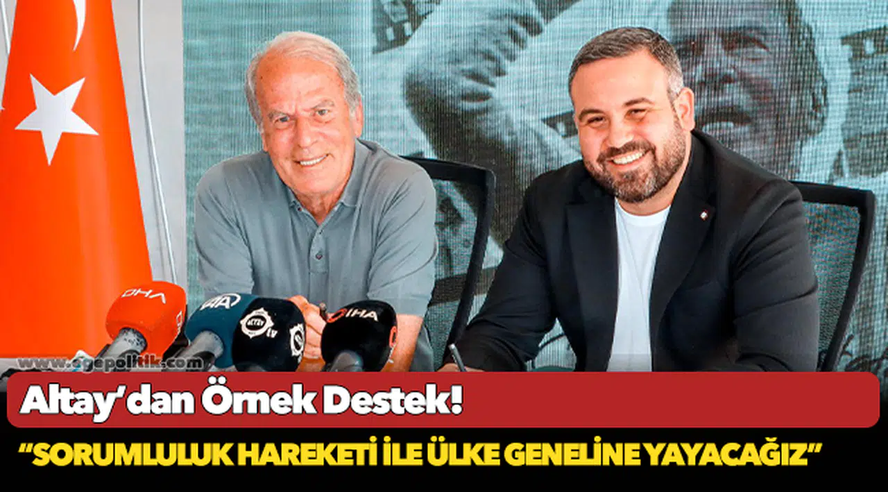 ALTAY'DAN ÖRNEK DESTEK