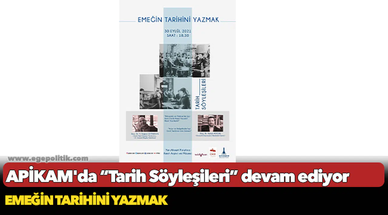 APİKAM'da “Tarih Söyleşileri” devam ediyor
