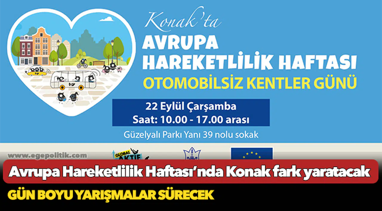 Avrupa Hareketlilik Haftası’nda  Konak fark yaratacak