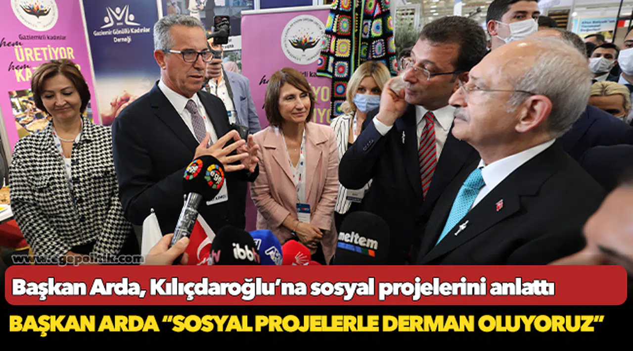 Başkan Arda, Kılıçdaroğlu’na sosyal projelerini anlattı