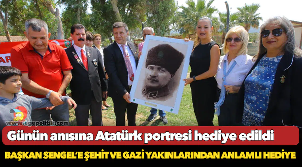 Başkan Sengel’e Şehit Ve Gazi Yakınlarından Anlamlı Hediye