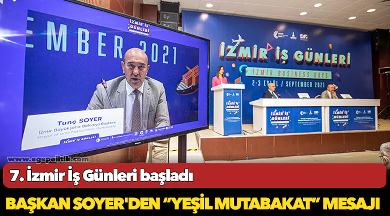 Başkan Soyer'den “Yeşil Mutabakat” mesajı