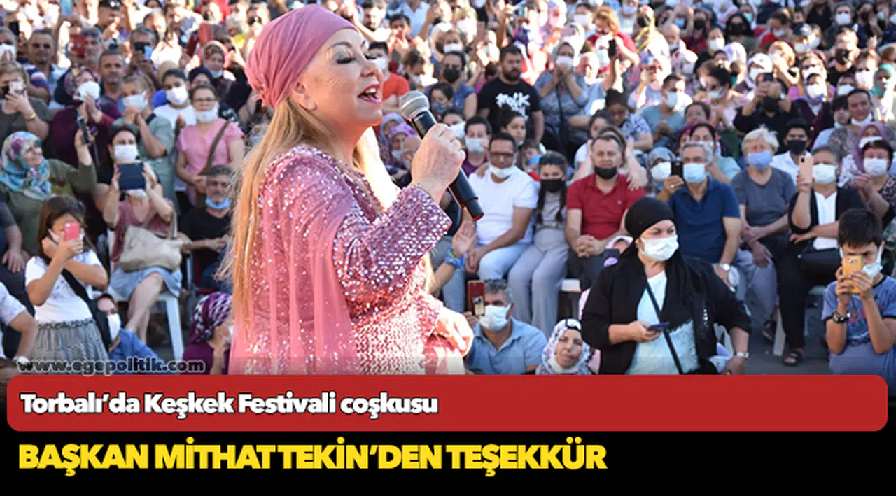 Başkan Tekin, keşkek dövdü