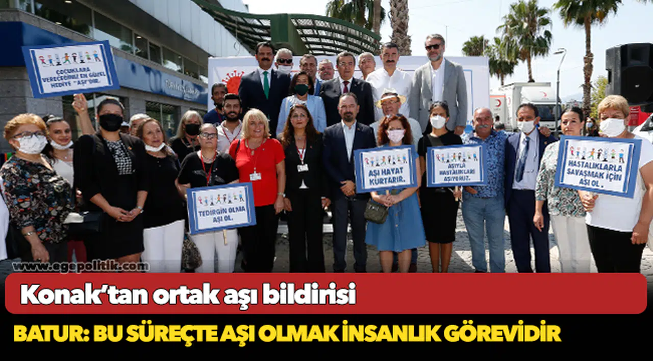 Batur: Bu süreçte aşı olmak insanlık görevidir
