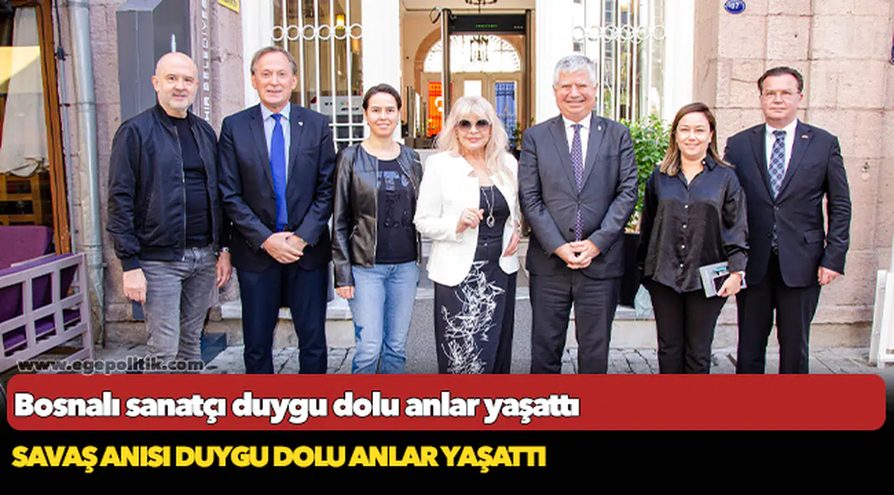 Bosnalı sanatçı duygu dolu anlar yaşattı