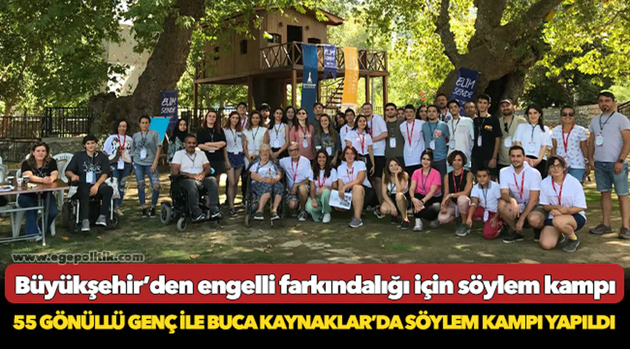 Büyükşehir’den engelli farkındalığı için söylem kampı