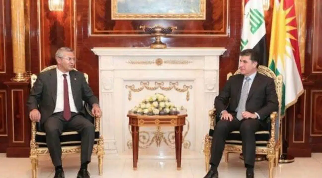 CHP heyeti Erbil'de Neçirvan Barzani ile görüştü
