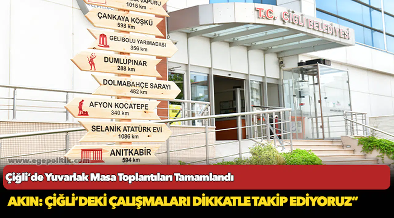 Çiğli’de Yuvarlak Masa Toplantıları Tamamlandı
