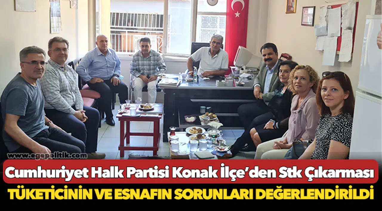 Cumhuriyet Halk Partisi Konak İlçe’den Stk Çıkarması