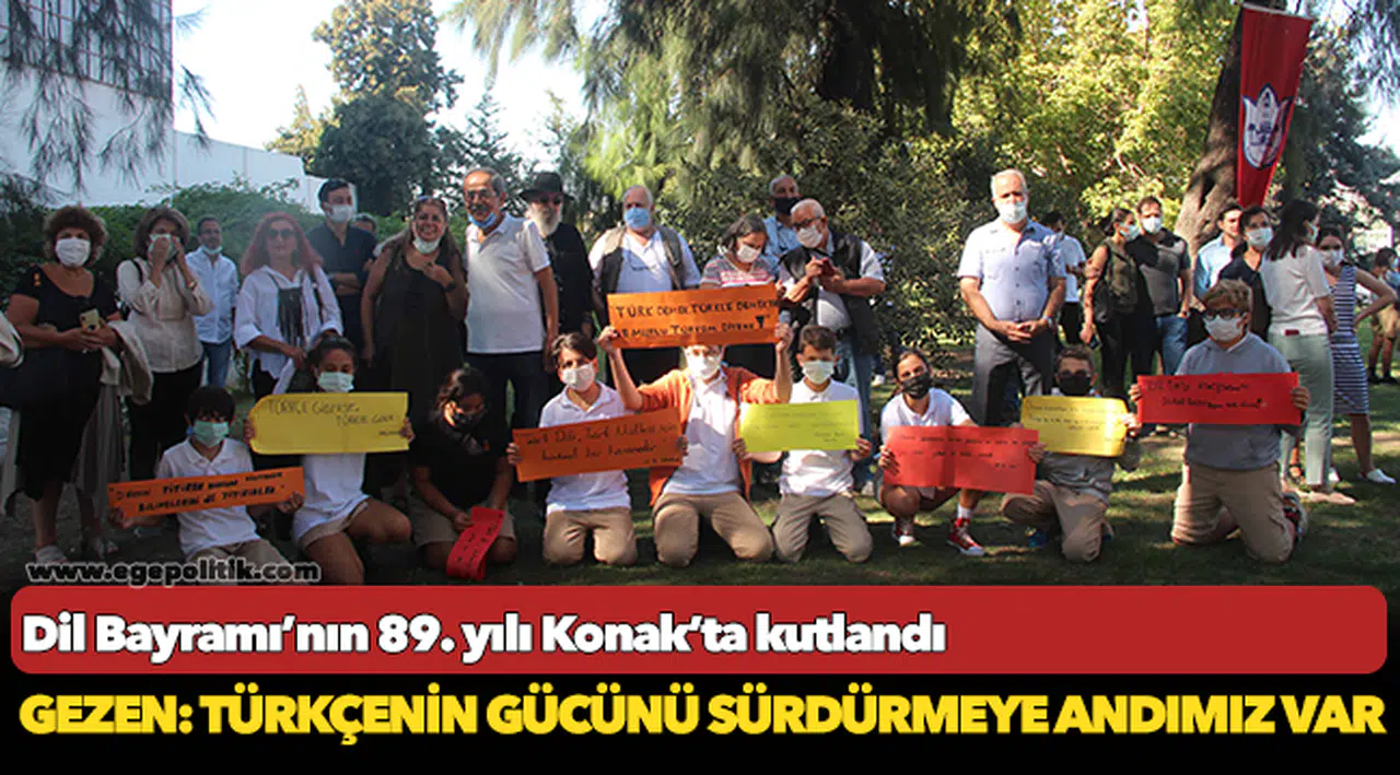 Dil Bayramı’nın 89. yılı Konak’ta kutlandı