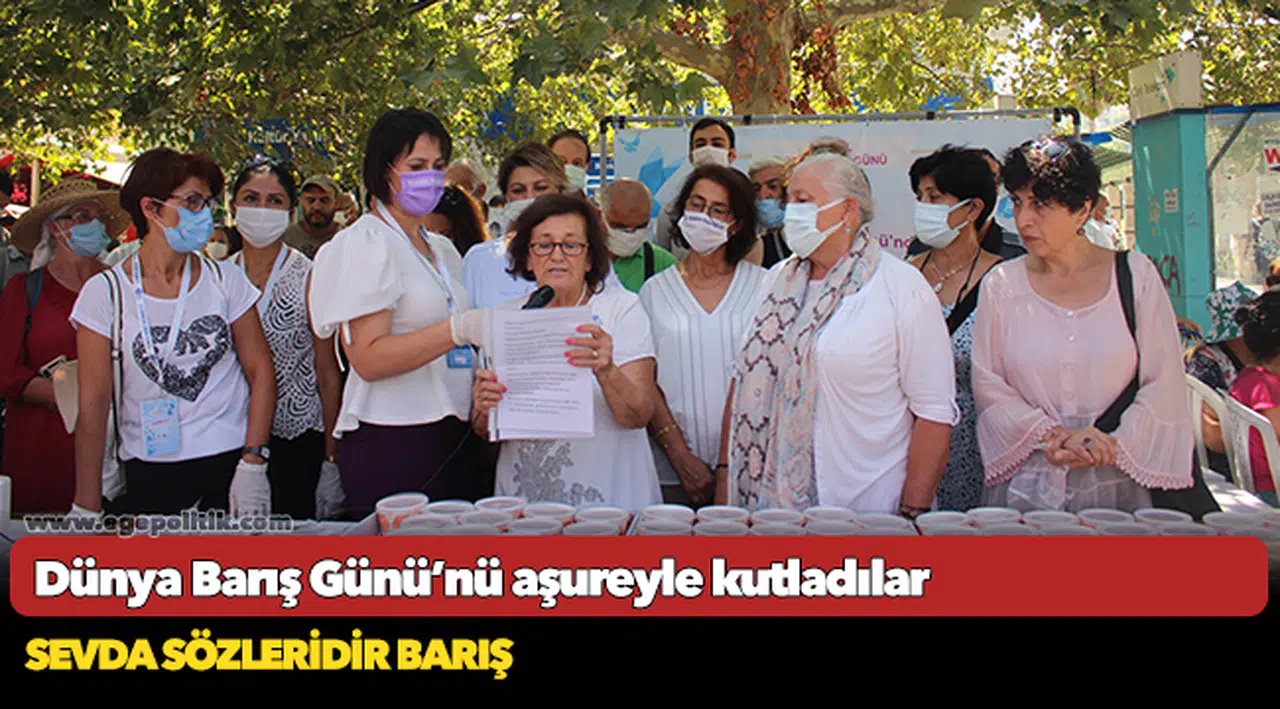 Dünya Barış Günü’nü aşureyle kutladılar