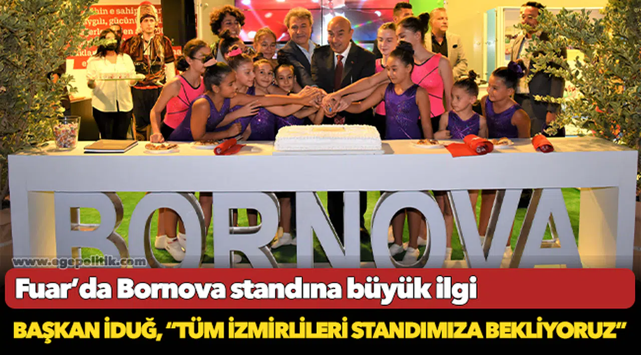 Fuar’da Bornova standına büyük ilgi