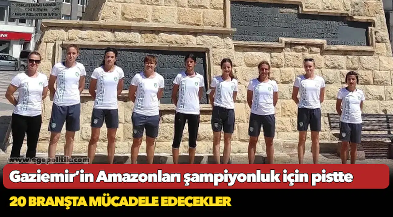 Gaziemir’in Amazonları şampiyonluk için pistte