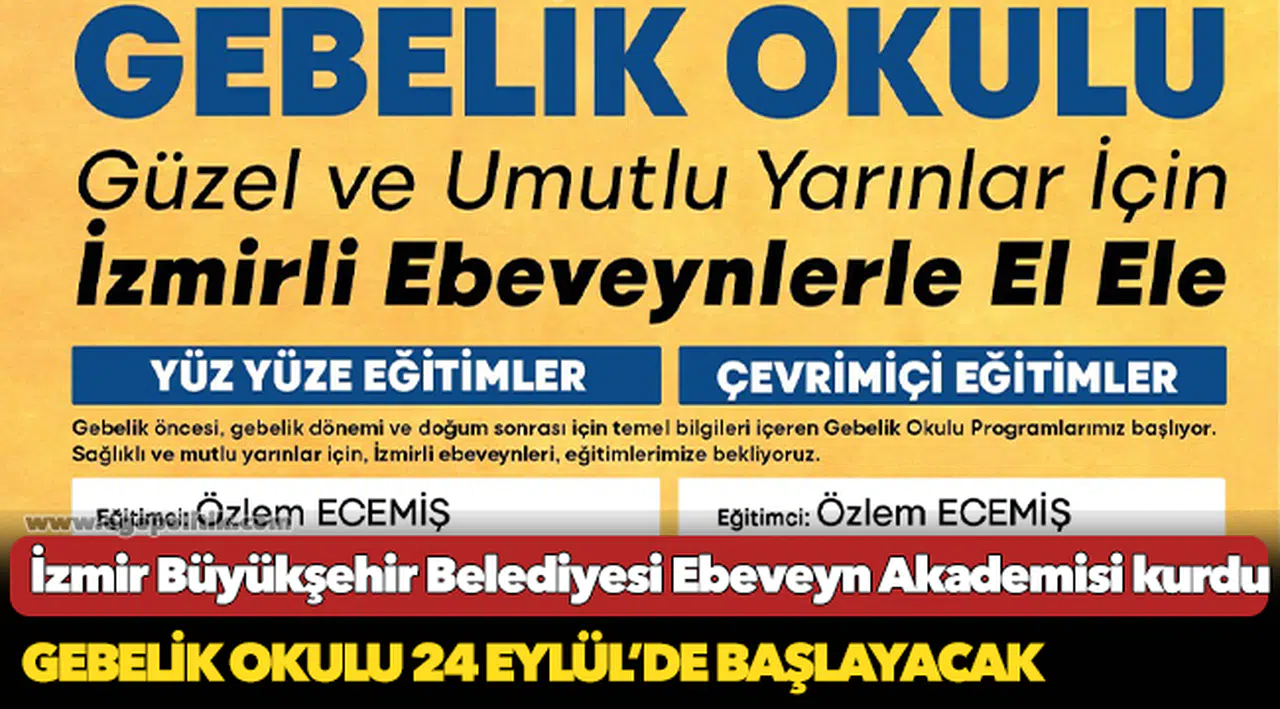 İzmir Büyükşehir Belediyesi Ebeveyn Akademisi kurdu