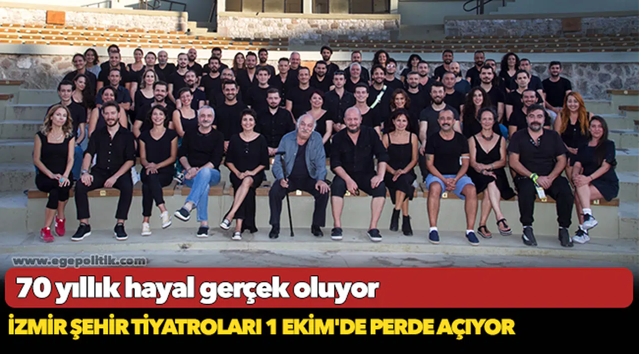 İzmir Şehir Tiyatroları 1 Ekim'de perde açıyor