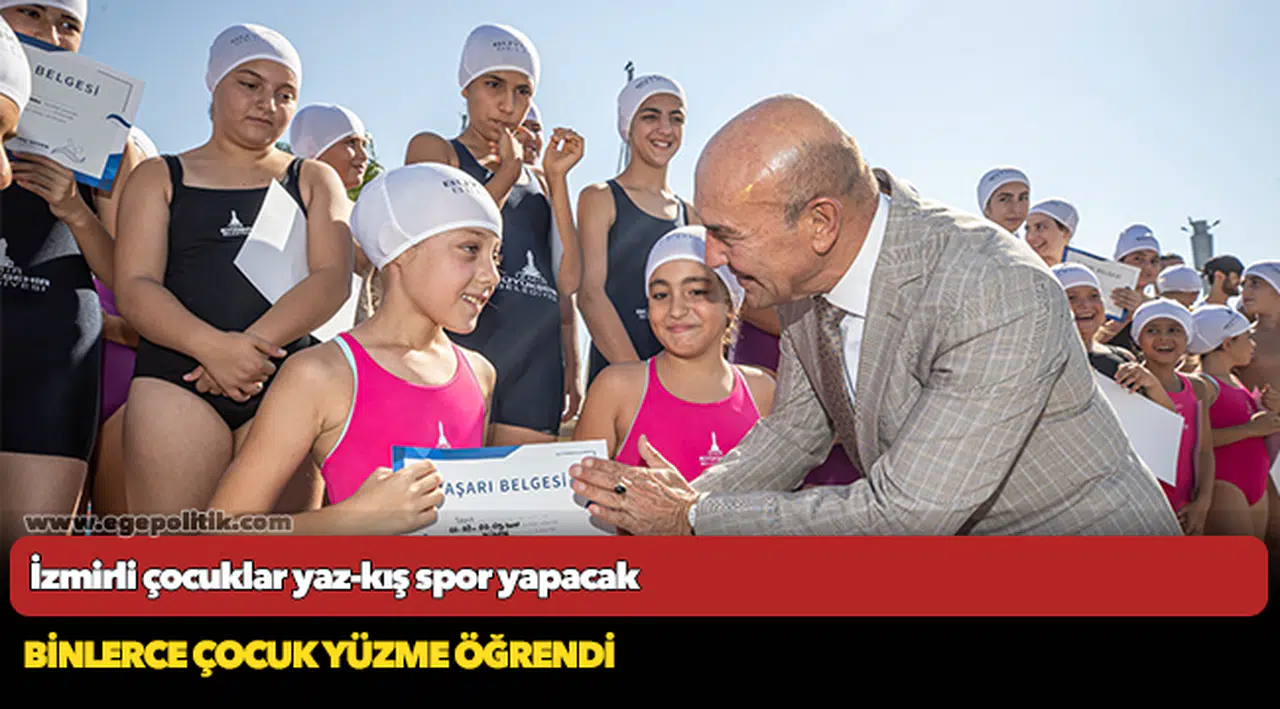İzmirli çocuklar yaz-kış spor yapacak