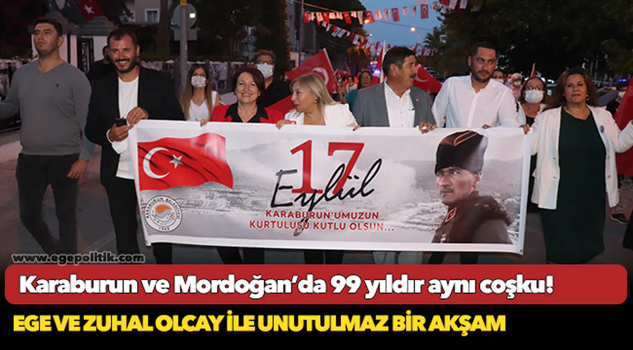 Karaburun ve Mordoğan’da 99 yıldır aynı coşku!