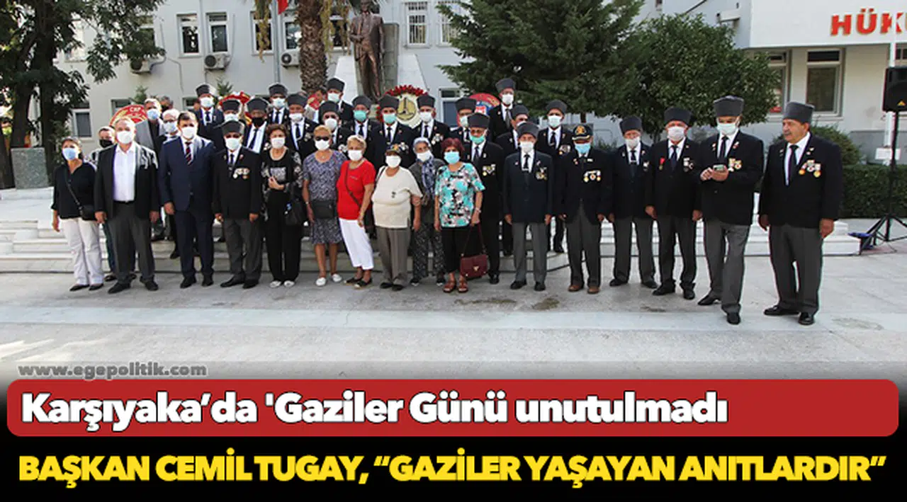 Karşıyaka’da ‘Gaziler Günü’ unutulmadı