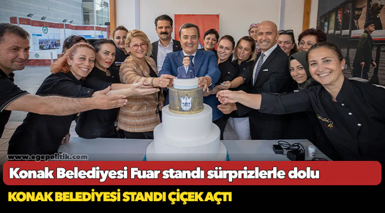 Konak Belediyesi Fuar standı sürprizlerle dolu