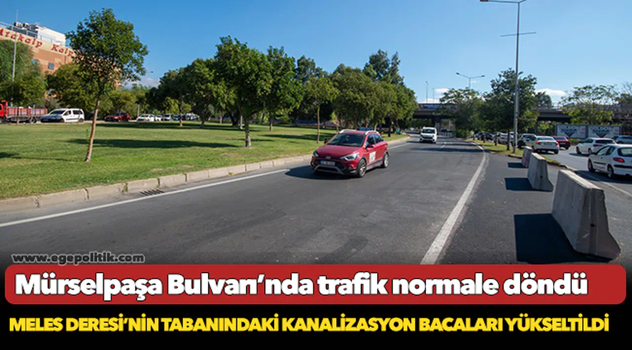 Mürselpaşa Bulvarı’nda trafik normale döndü