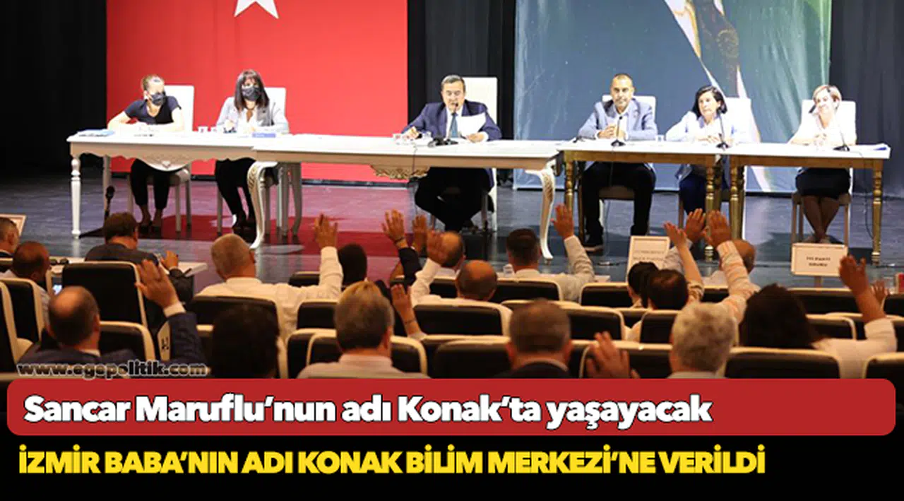 Sancar Maruflu’nun adı Konak’ta yaşayacak