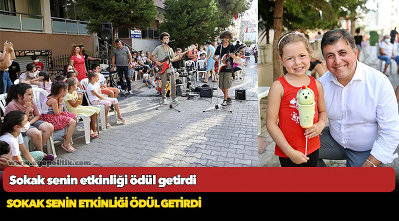 Sokak senin etkinliği ödül getirdi