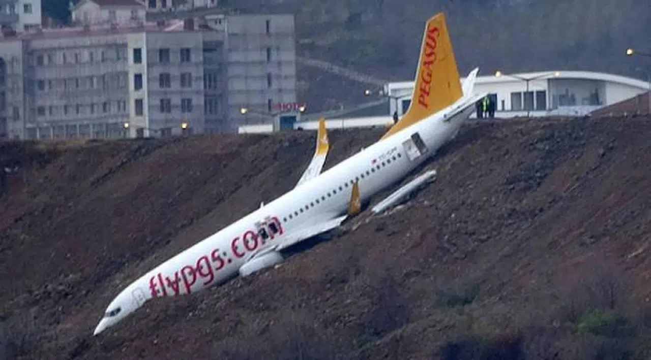 Trabzon’da pistten çıkan yolcu uçağına ilişkin rapor tamamlandı