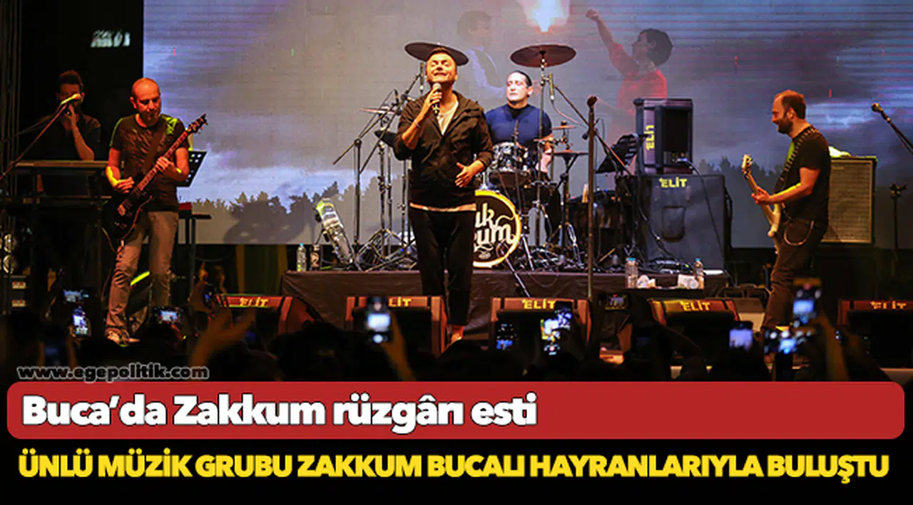 Ünlü müzik grubu Zakkum Bucalı hayranlarıyla buluştu
