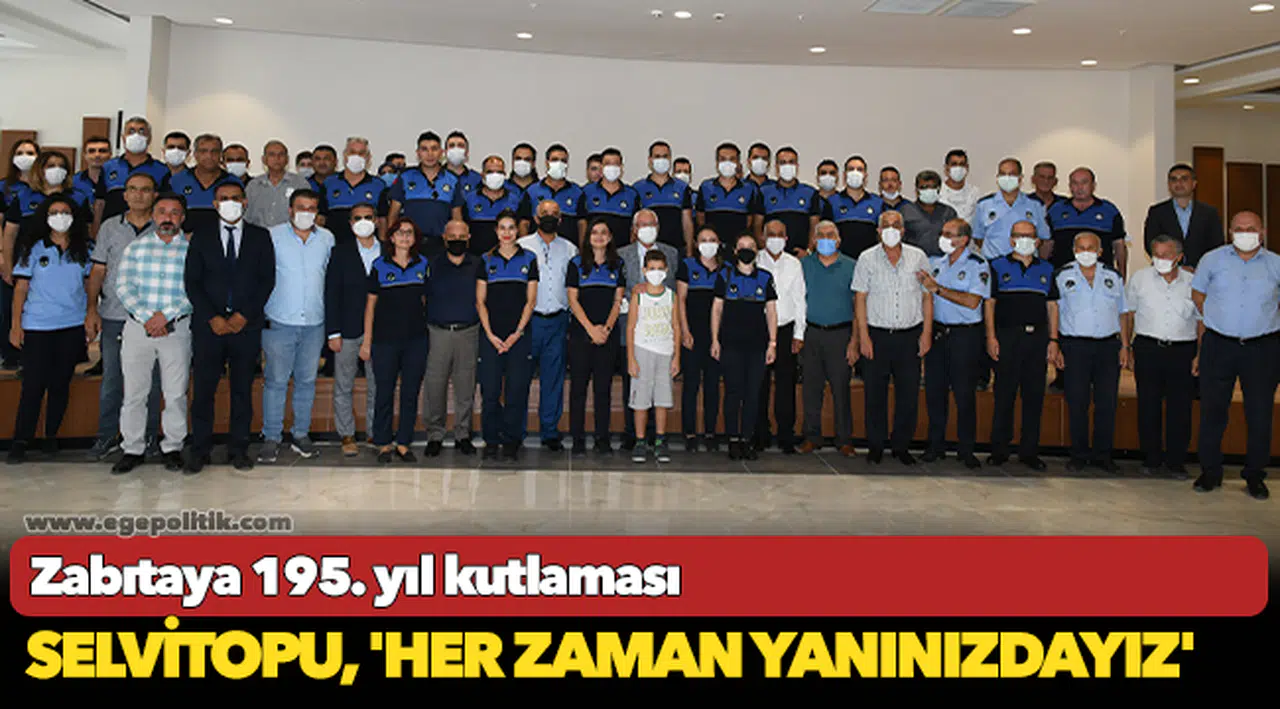 Zabıtaya 195. yıl kutlaması