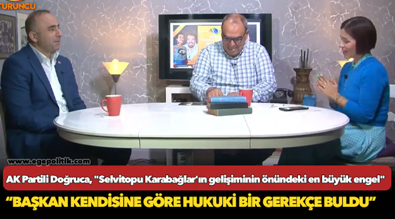 AK Partili Doğruca, "Selvitopu Karabağlar'ın gelişiminin önündeki en büyük engel"