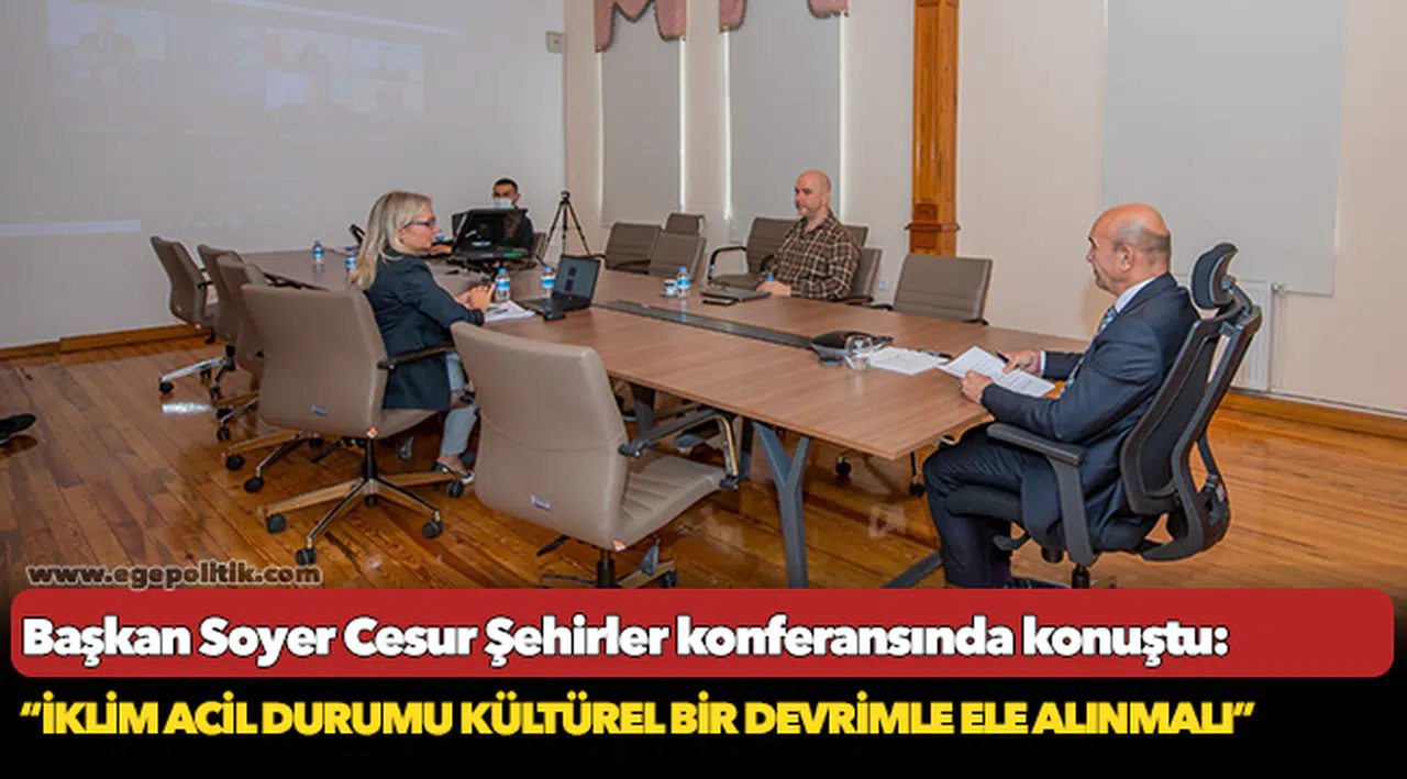 Başkan Soyer Daring Cities (Cesur Şehirler) konferansında konuştu