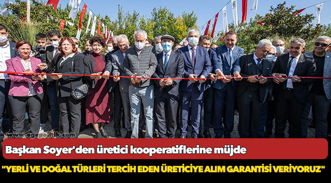 Başkan Soyer'den üretici kooperatiflerine müjde